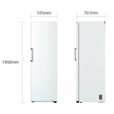 Frigorífico de 1 puerta LG GLT51SWGSZ Blanco - No Frost, Motor Inverter